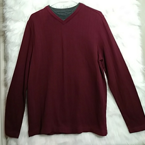 croft & barrow Other - CROFT & BARROW Burgundy Cotton Pull Over